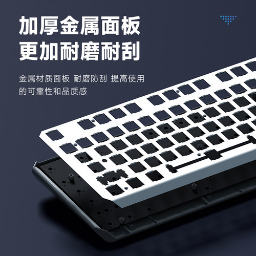 狼蛛3087机械键盘鼠标套装青红茶轴87键游戏电竞有线电脑笔记本 - 图1