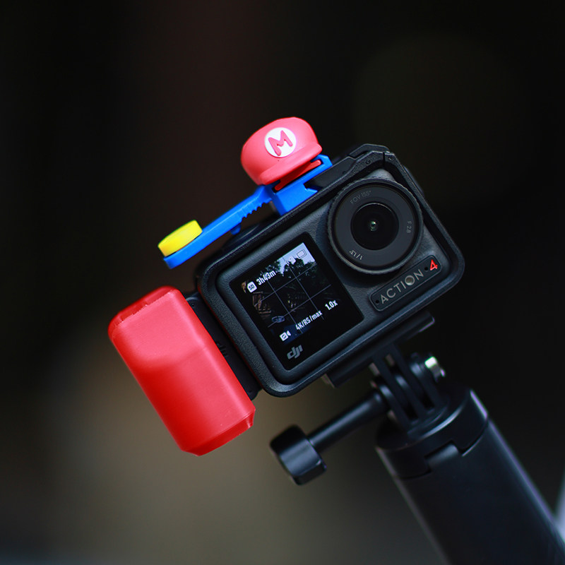 适用于大疆action3/4/5pro运动相机兔笼拍摄手柄快门指柄热靴盖,淘宝优惠券,粉丝福利购,淘宝优惠卷