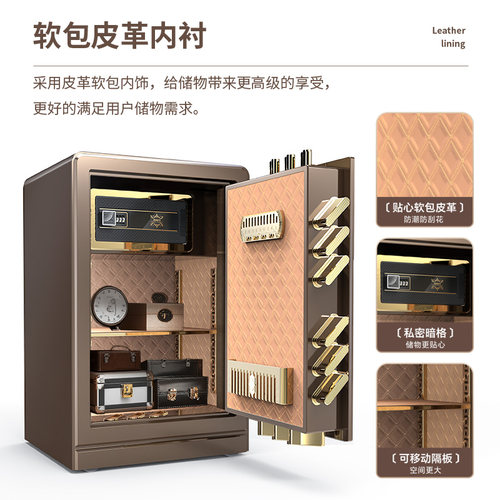 【沙溢代言新国标SSS认证】大一保险柜家用加厚加重原3C认证防盗保险箱搬不走密码指纹床头柜办公室2025新款 - 图1