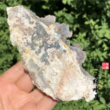 Натуральный гетерогенный образец украшения хрустального кластера, каменная руда инопланетянин Странная камень Коллекция Камня Реальная Материал Карта материала