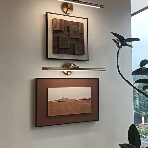 极简中古风组合装饰画沙发背景墙客厅挂画现代中古小众简约餐厅画 - 图3