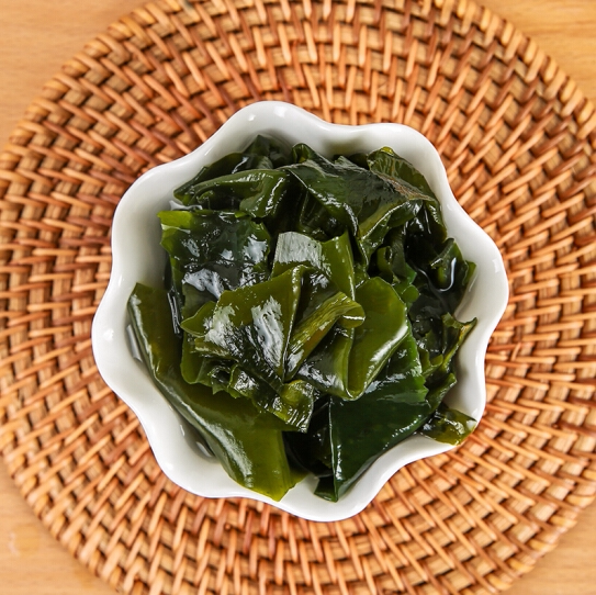 干燥裙带菜特级干货旗舰店群代带儿童孕妇0脂肪海带海藻即食梗段_虎窝淘