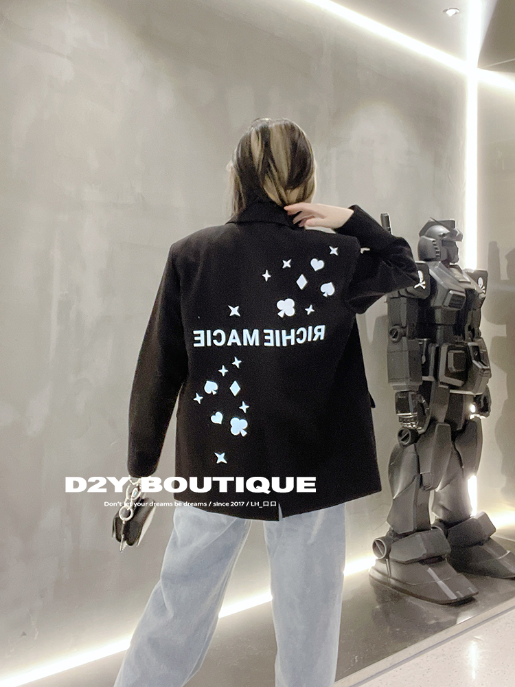 特价 Richie Macie 3M反光十字架西装2022新款西服 D2Y Boutique-图0