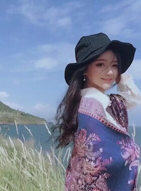 民族风披肩围巾两用海边防晒沙滩丝巾红色超大纱巾女沙漠旅游拍照