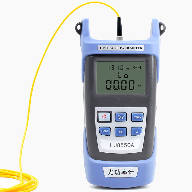 礼嘉 LJ-8550A 高精度光功率计 光纤测试仪 光纤测试仪器 多功能SC/FC接口 7种波长 光源光衰检测器检测仪 - 图1