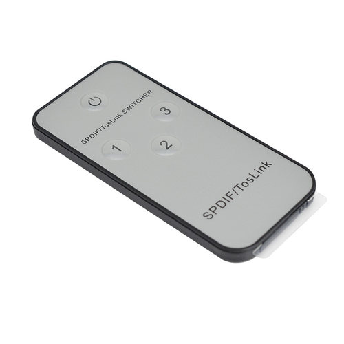 数字光纤音频切换器3进1出 SPDIF Toslink 三进一出分支器带遥控 - 图2
