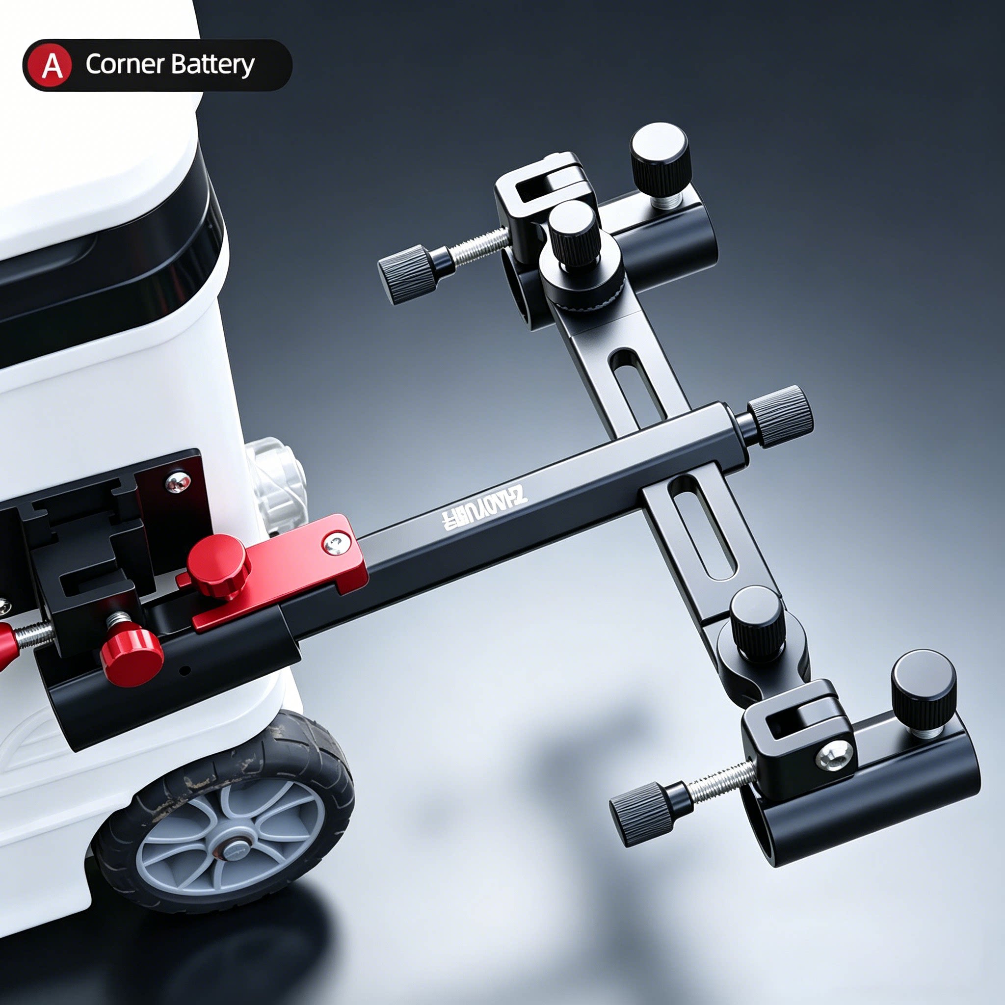 Chaoyu double turret bracket one tow and two fishing box accessories