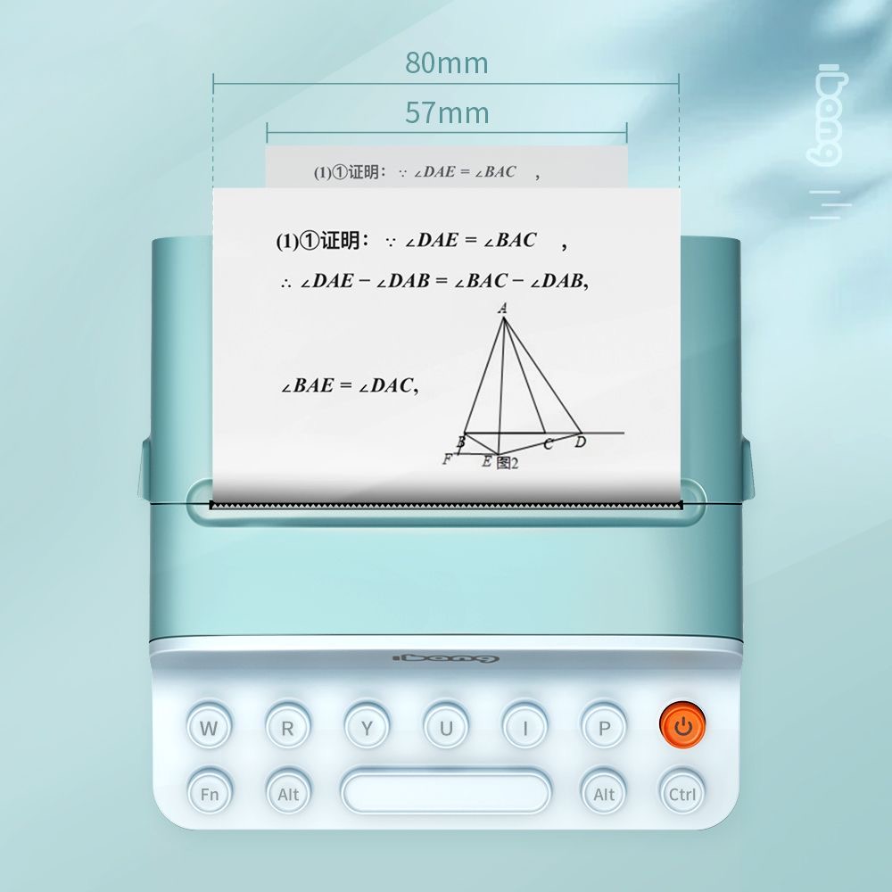 作业帮喵喵机D2新款错题打印机宽幅80毫米超清照片手账蓝牙错题机 - 图0