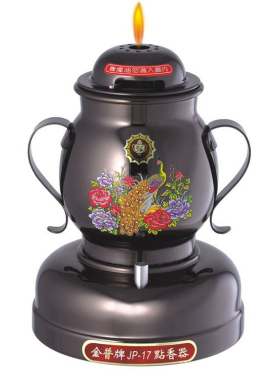 台湾金普电子点香器安全无烟环保