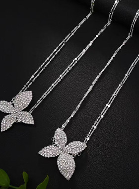 时尚简约高级感奢华水钻项链配饰