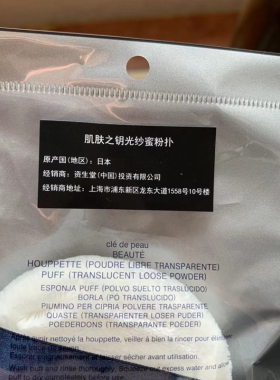 CPB肌肤之钥光纱蜜粉扑散粉粉扑