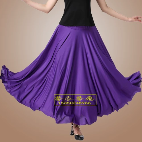 Танцующая длинная юбка, для среднего возраста, для выступлений