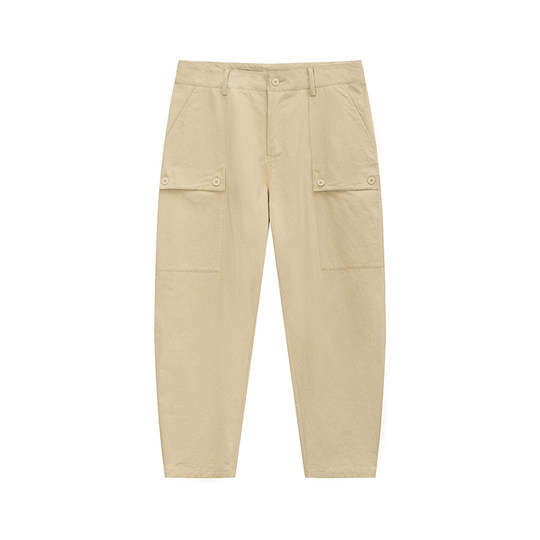 吕小虎秋季男士穿搭一整套工装直筒休闲裤青少年潮流套装长袖衬衫