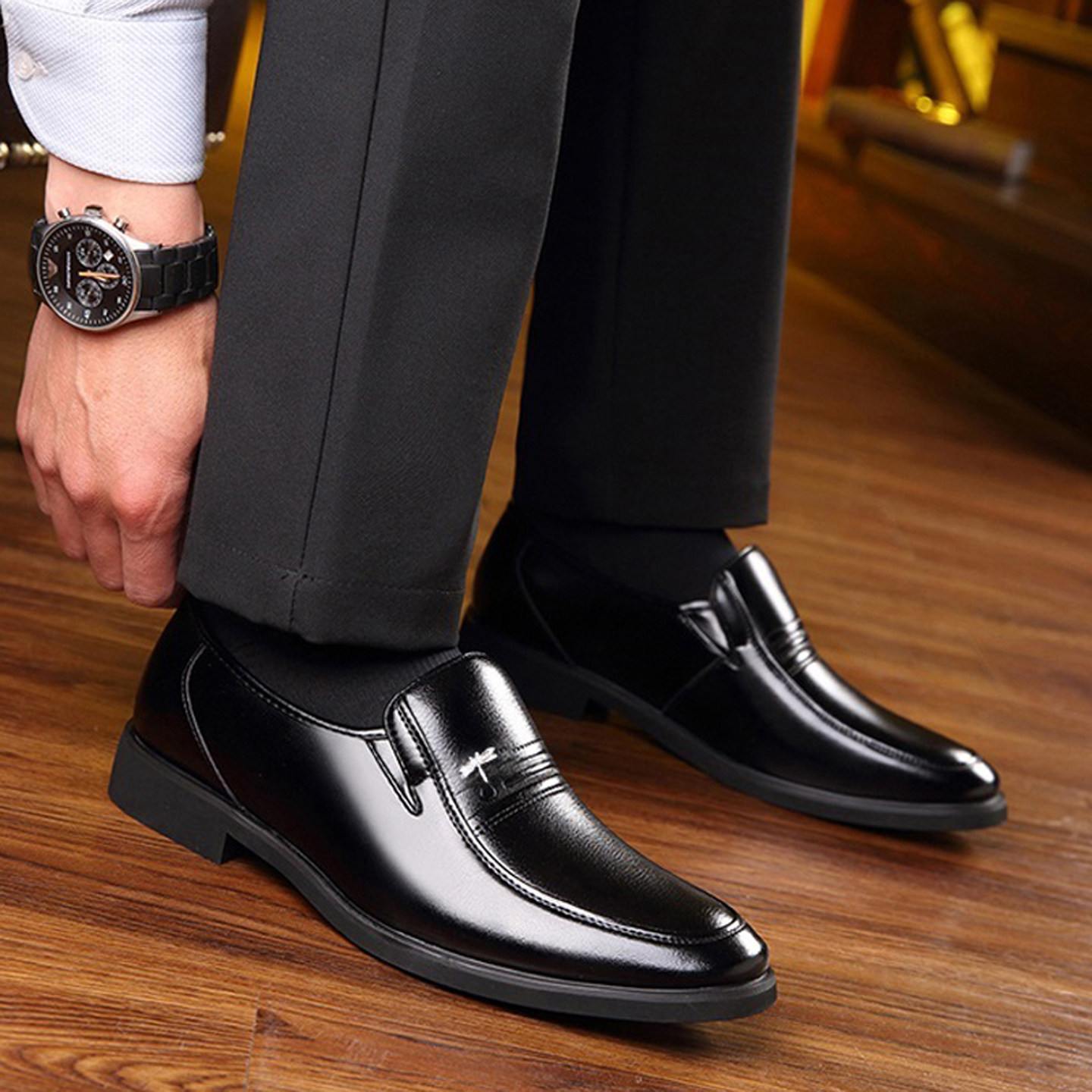 皮鞋男真皮商务正装休闲冬季加绒棉鞋大码皮鞋中老年爸爸鞋棉鞋男,淘宝优惠券,粉丝福利购,淘宝优惠卷