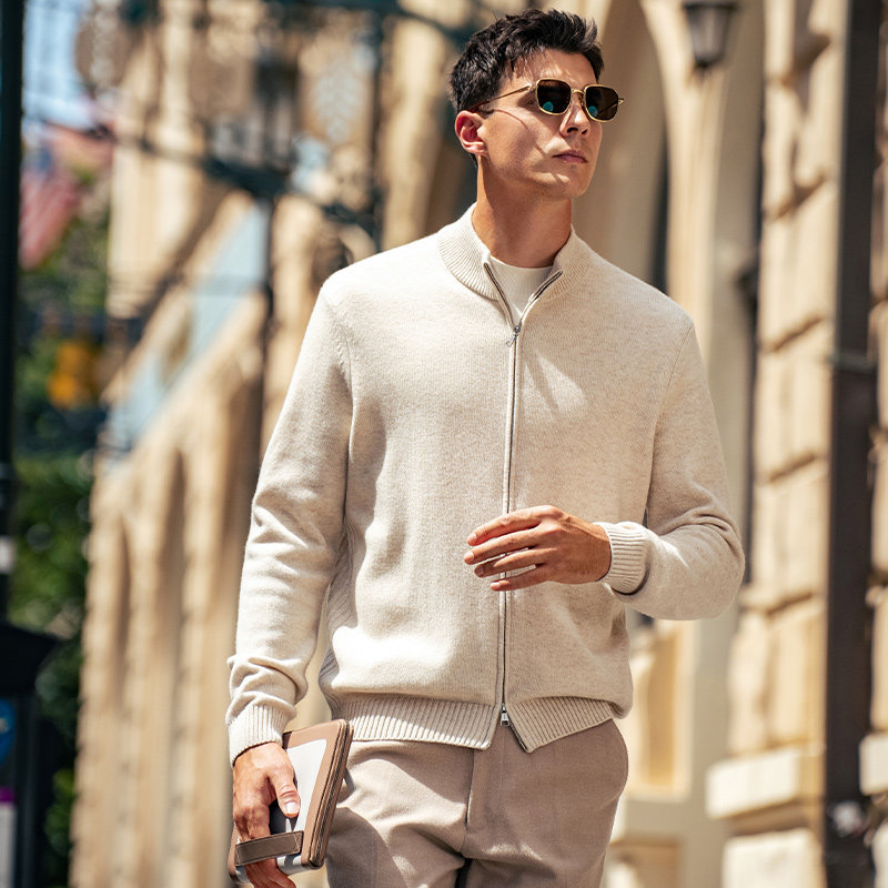 MrBu布先生立领羊绒男士开衫2025秋冬新款加厚保暖外套BT16929,淘宝优惠券,粉丝福利购,淘宝优惠卷