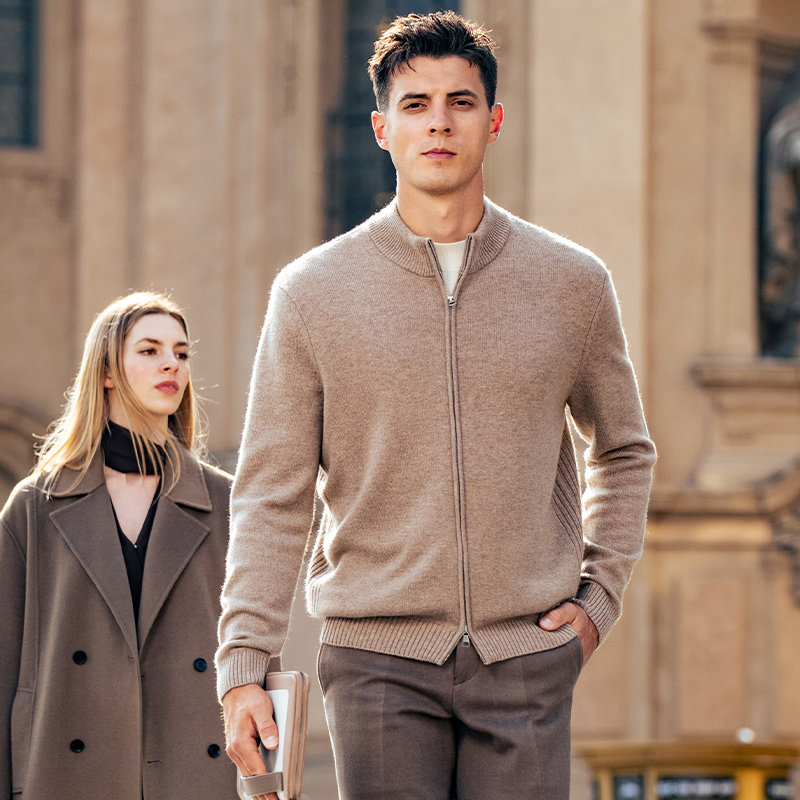 MrBu布先生立领羊绒男士开衫2025秋冬新款加厚保暖外套BT16929,淘宝优惠券,粉丝福利购,淘宝优惠卷