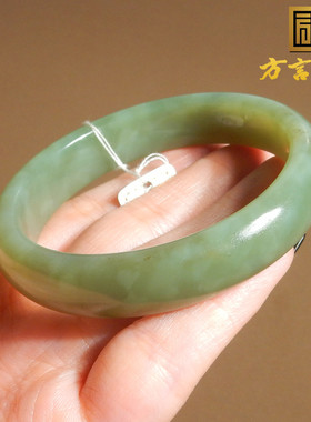 方言新疆且末老坑青黄口54mm手镯