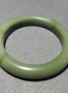 新疆沙枣青籽绢丝纹手镯54mm