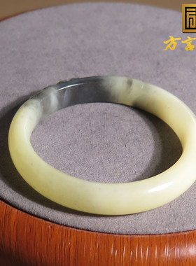 美美哒新疆特色黄口带青花巧雕镯