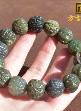 新疆和田玉玉石多宝文玩核桃手串