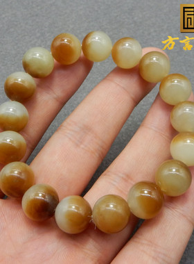 新疆和田玉糖白玉油润细腻手链