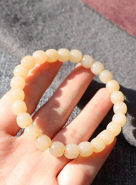 新疆且末料蜂蜜水8mm老型珠手串