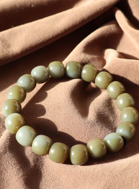 新疆且末蓝色带糖10mm老型珠手串