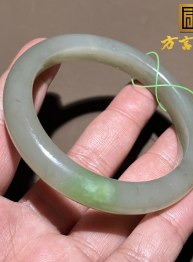 青海料湖水绿温润细腻带翠色