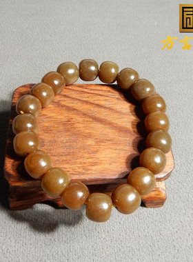 新疆且末料红糖玉10mm老型珠手串