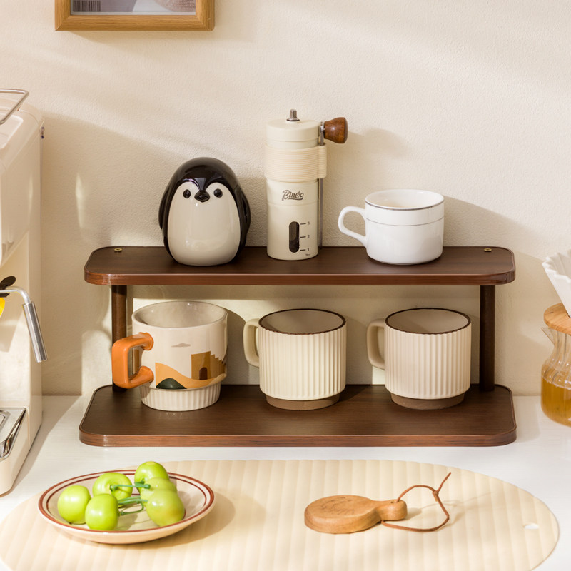 杯架餐桌台面收纳茶杯茶具咖啡杯水杯架子杯子收纳架餐边柜置物架,淘宝优惠券,粉丝福利购,淘宝优惠卷