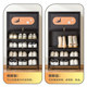Eleven-dimensional large-capacity printed door shoe cabinet