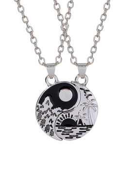 速卖通新图腾太极八卦好朋友项链