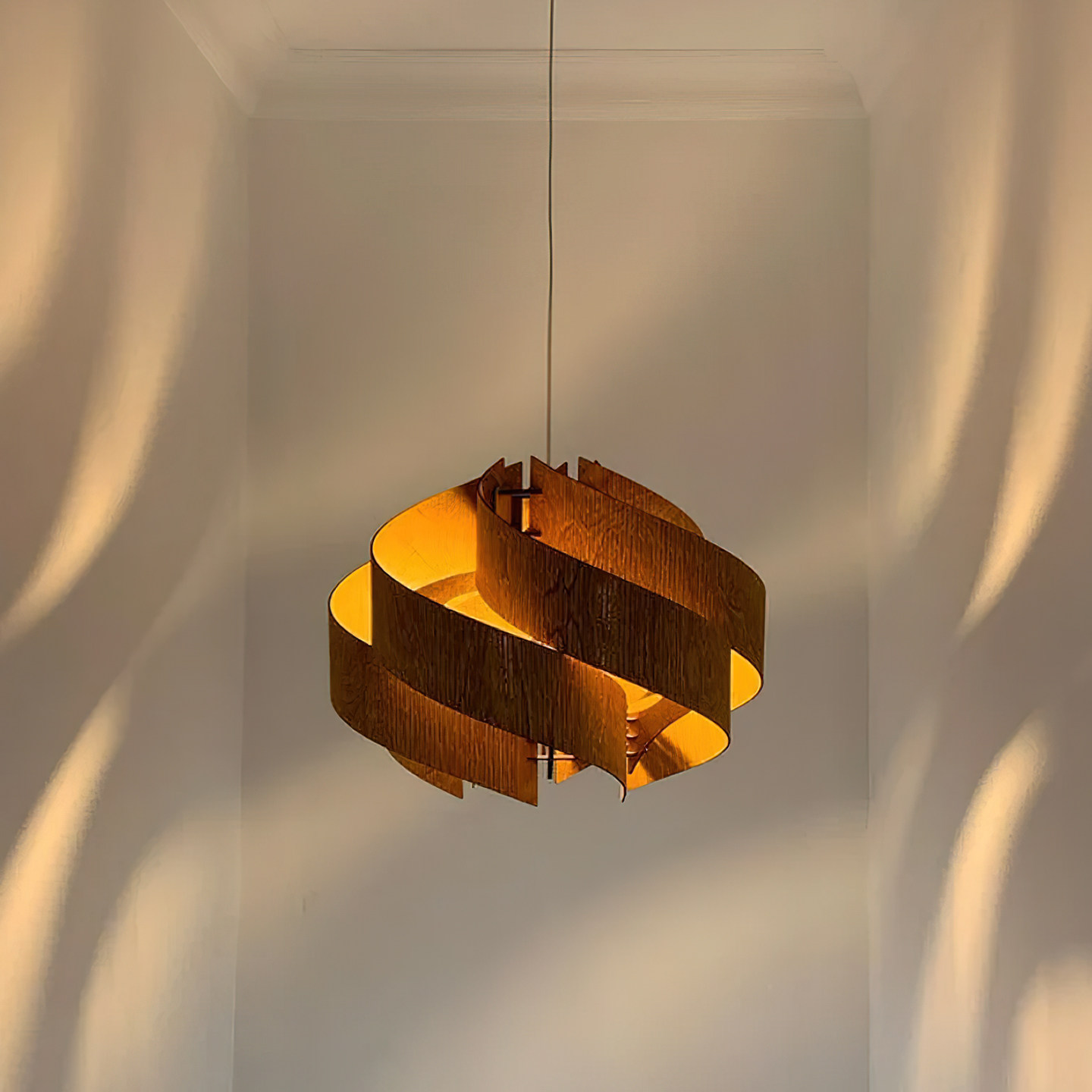 中古餐厅吊灯日式侘寂风复古卧室酒店饭店原木螺旋设计师装饰灯具,淘宝优惠券,粉丝福利购,淘宝优惠卷