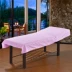 Giường cotton màu sắc đơn giản làm đẹp thẩm mỹ viện massage cơ thể SPA đặc biệt với lỗ trắng 1,9 mét thoáng khí máy có thể giặt - Khăn trải giường Khăn trải giường