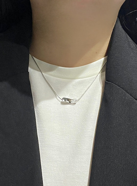 韩式ins风小众设计感锁骨链