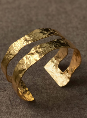 熔岩叠戴手镯高颜值小众设计师款