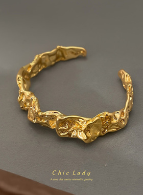 熔岩质感手镯复古埃及风