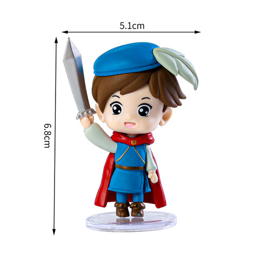 烘焙蛋糕装饰摆件皇冠爱心小王子骑马王子摇头宝宝一周岁生日派对 - 图1