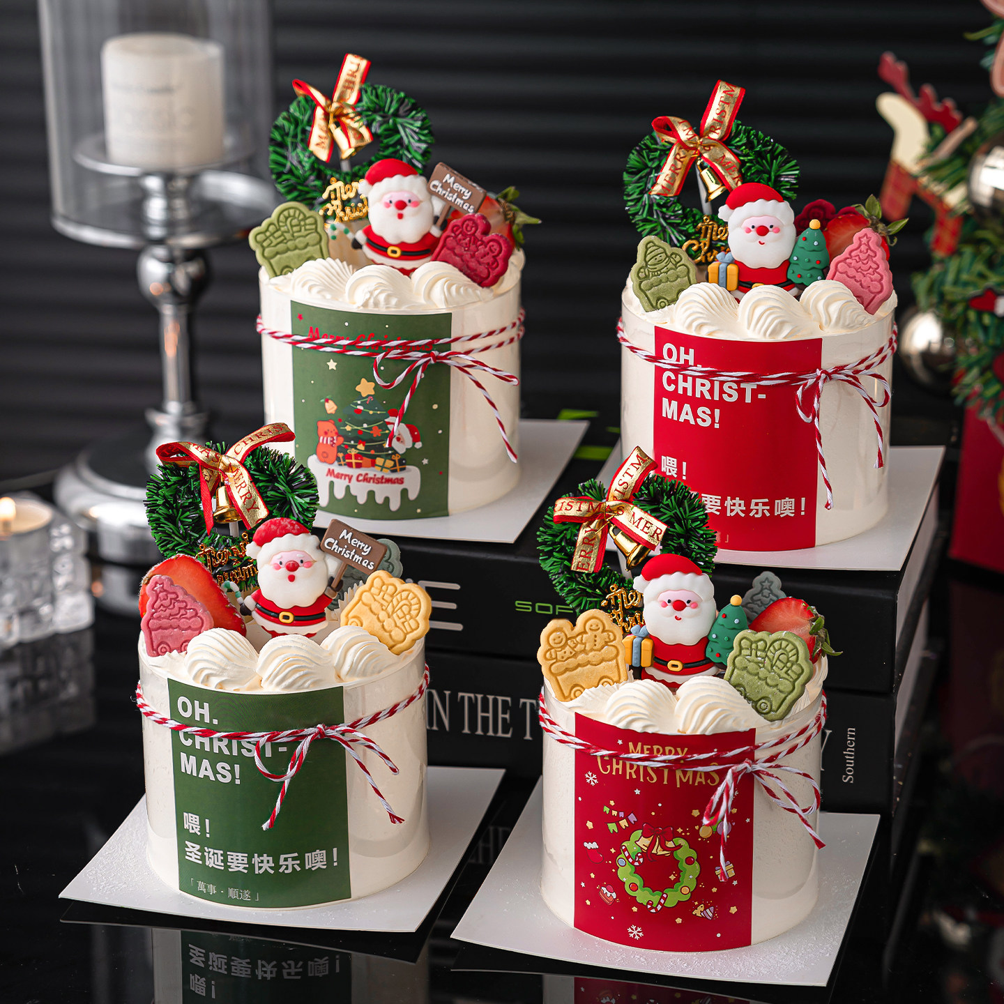 2026圣诞节要快乐噢蛋糕装饰贴纸MerryChristmas圣诞树老人插件,淘宝优惠券,粉丝福利购,淘宝优惠卷