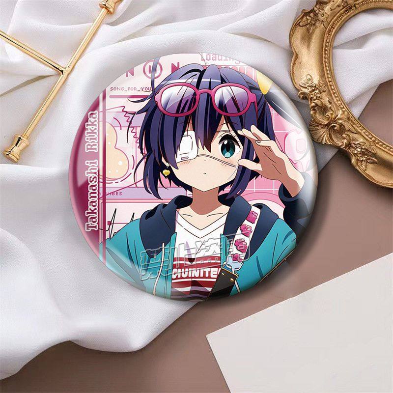 中二病也要谈恋爱同人小鸟游六花双闪吧唧谷子动漫徽章礼物周边,淘宝优惠券,粉丝福利购,淘宝优惠卷