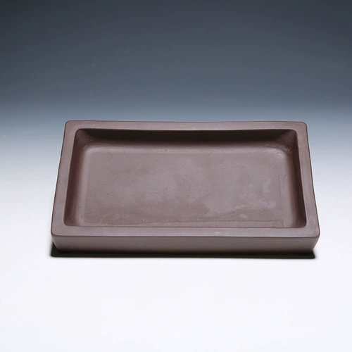 Yixing Zisha Ceramics Trust Curdine прямоугольная вода схема шасси шасси базовая подушка вода дно рокая бонсай цветочный горшок бесплатная доставка