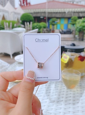 小蛮腰新加坡弹簧锁骨链现货官方