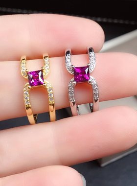 戒指空托伯利尔镀白金