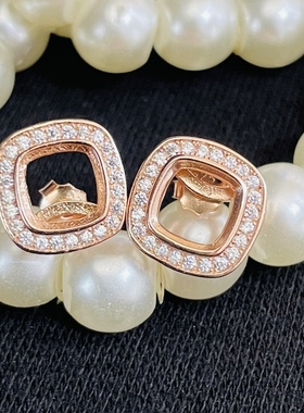 空托首饰镶嵌裸石戒面925银