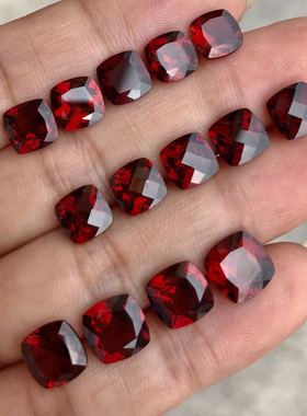 天然莫桑比克水晶镶嵌裸石戒面