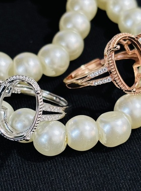 饰品戒指925银镀白金黄金