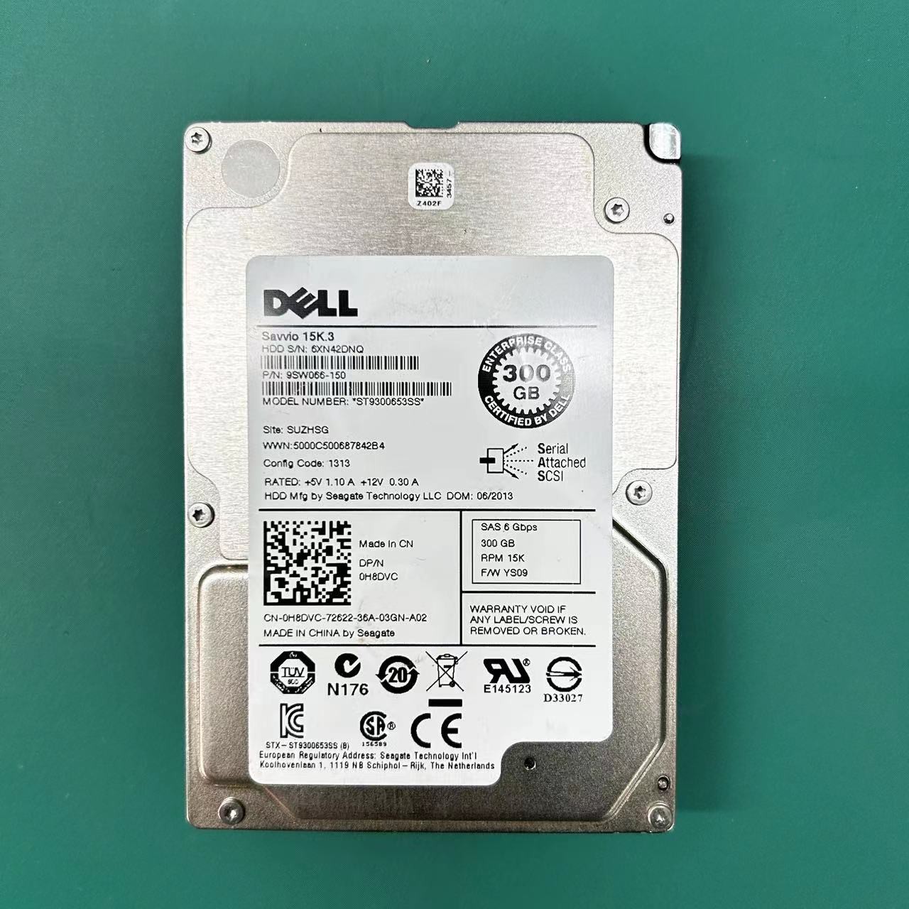 戴尔DELL300G 2.5寸SAS服务器硬盘6Gb 12Gb 0H8DVC 07FJW4 0NWH7V - 图1