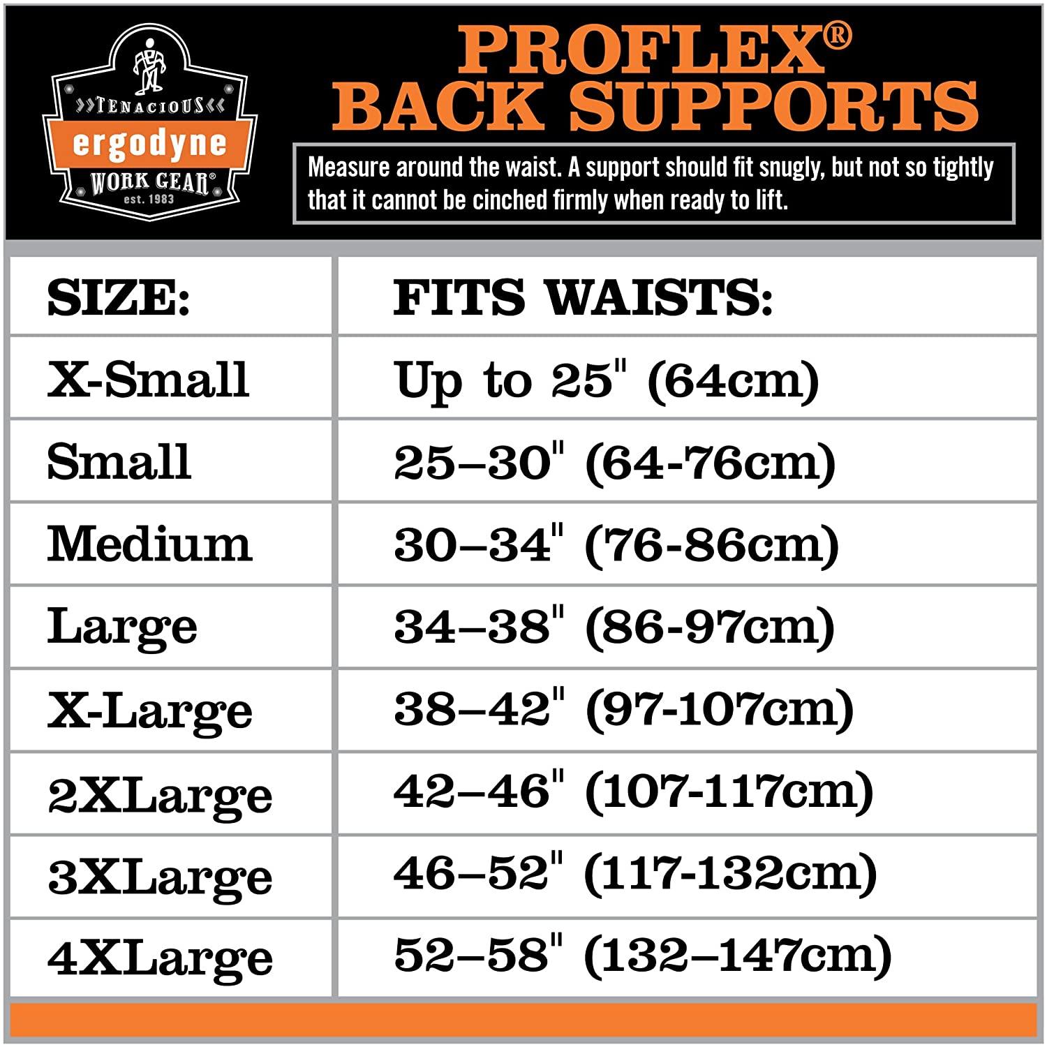 Ergodyne ProFlex 2000SF Back Support Brace, 8.5