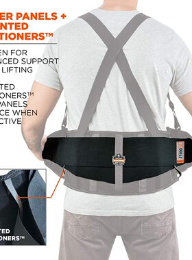 Ergodyne ProFlex 1100SF Back Support Brace, 8