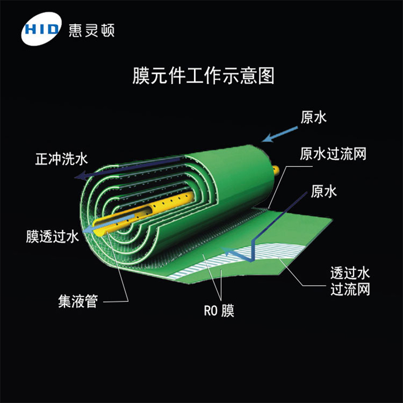 惠灵顿RO膜家用厨房过滤净水器反渗透纯水机抗污染大流量直饮滤芯 - 图2